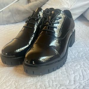 Brand new patent oxfords. Black size 10. JA Basic platform blk 10